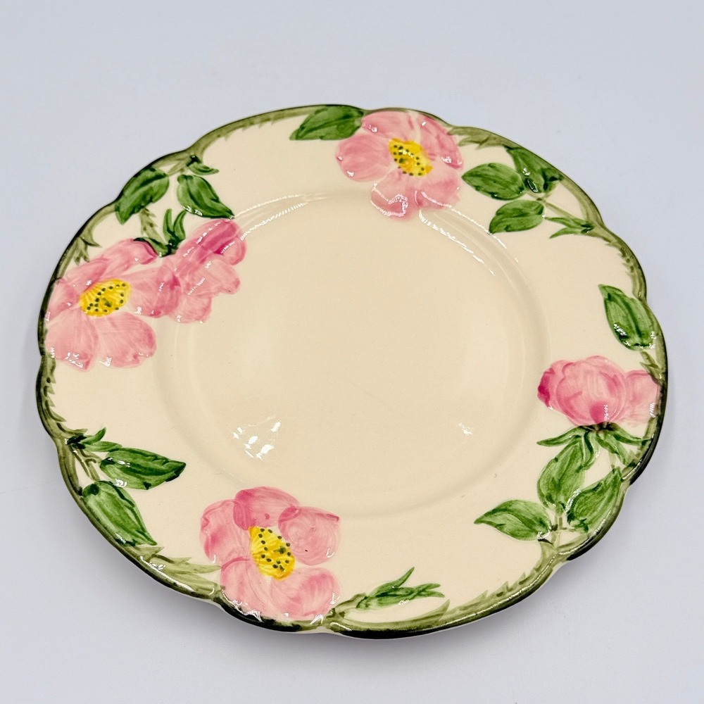 VTG Franciscan Desert Rose Salad Plate Hand Decorated California USA Vintage‎